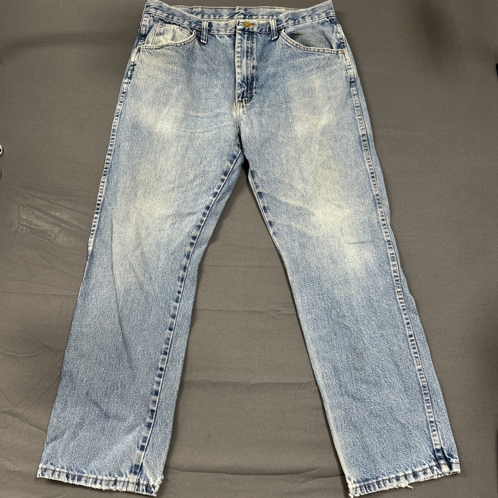 legendary gold jeans mens size 36/30 regular straight denim medium‎ wash blue